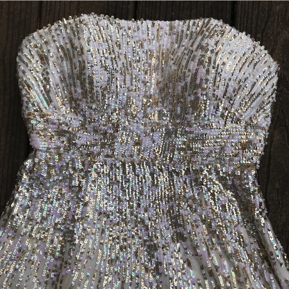 Sherri Hill Sequin Mini Dress Evening Prom Formal - Picture 3 of 8